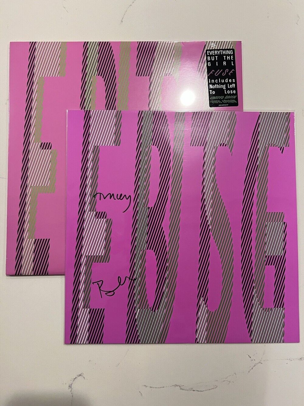 Everything But The Girl - FUSE Limited Forest Green VINYL+ SIGNED Print 500 only